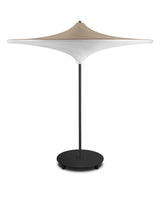Hulasol umbrella color taupe and black mast